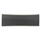 Ceramic ADA Tapered Arc Large Gloss Gray By Justice Design