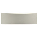 Ceramic ADA Tapered Arc Large White Crackle By Justice Design