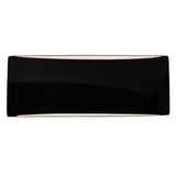 Ceramic ADA Tapered Arc Medium Gloss Black By Justice Design