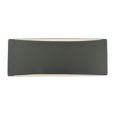 Ceramic ADA Tapered Arc Medium Pewter Green By Justice Design