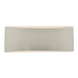 Ceramic ADA Tapered Arc Medium White Crackle By Justice Design