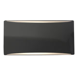 Ceramic ADA Tapered Arc Small Gloss Gray By Justice Design