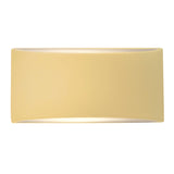 Ceramic ADA Tapered Arc Small Muted Yellow By Justice Design