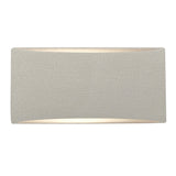 Ceramic ADA Tapered Arc Small White Crackle By Justice Design