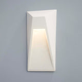 Ceramic ADA Vertice LED Outdoor Wall Sconce Bisque By Justice Light View