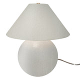 Ceramic Avola Portable Tall White Crackle By Justice Design