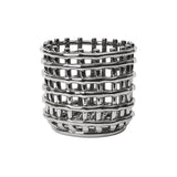 Ceramic Basket - Small / Silver