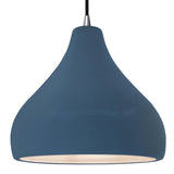 Ceramic Droplet 1 Light Pendant Large Midnight Sky By Justice Design