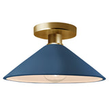 Ceramic Flare Semi Flush Midnight Sky By Justice Design