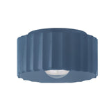 Ceramic Gear Flush Mount Medium Midnight Sky By Justice Design
