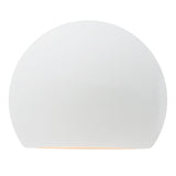 Ceramic Globe ADA Wall Sconce Gloss White By Justice Design