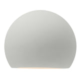 Ceramic Globe ADA Wall Sconce Matte White By Justice Design