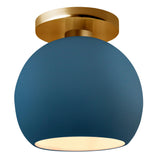 Ceramic Globe Semi Flush Medium Midnight Sky By Justice Design