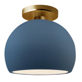 Ceramic Globe Semi Flush Small Midnight Sky By Justice Design