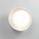 Ceramic LED Mini Coupe Wall Sconce Bisque By Justice