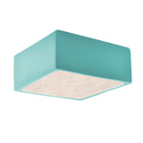 Ceramic LED Short Square Flushmount Reflecting Pool By Justice