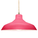 Ceramic Loft 1 Light Pendant Large Cerise By Justice Design