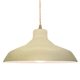 Ceramic Loft 1 Light Pendant Large Vanilla Gloss By Justice Design