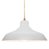 Ceramic Loft 1 Light Pendant Medium Bisque By Justice Design