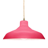 Ceramic Loft 1 Light Pendant Medium Cerise By Justice Design