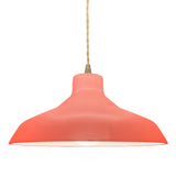 Ceramic Loft 1 Light Pendant Medium Gloss Blush By Justice Design