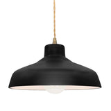 Ceramic Loft 1 Light Pendant Small Carbon Matte Black By Justice Design