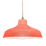 Ceramic Loft 1 Light Pendant Small Gloss Blush By Justice Design