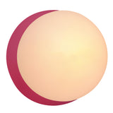 Ceramic Petite Coupe Wall Sconce Cerise By Justice Design