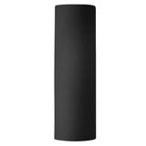 Ceramic Really Big ADA Tube Closed Top Carbon Matte Black By Justice Design