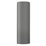 Ceramic Really Big ADA Tube Closed Top Gloss Gray By Justice Design