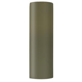 Ceramic Really Big ADA Tube Closed Top Matte Green By Justice Design