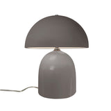 Ceramic Short Kava Table Lamp Gloss Gray By Justice