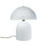 Ceramic Short Kava Table Lamp Gloss White By Justice