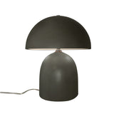 Ceramic Short Kava Table Lamp Pewter Green By Justice