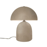Ceramic Short Kava Table Lamp Sienna Brown Crackle By Justice