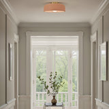 Ceramic Small Spire Semi-Flush by Justice Design