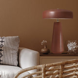 Ceramic Spire Table Lamp Canyon Clay By Justice Lifestyle View