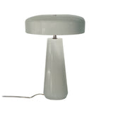 Cerami Spire Table Lamp White Crackle By Justice