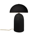 Ceramic Tall Kava Table Lamp Carbon Matte Black By Justice
