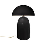 Ceramic Tall Kava Table Lamp Gloss Black By Justice