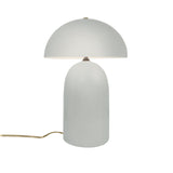 Ceramic Tall Kava Table Lamp Matte White By Justice