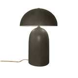 Ceramic Tall Kava Table Lamp Pewter Green By Justice
