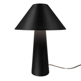 Ceramic Tall Lund Portable Carbon Matte Black By Justice Design