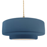 Ceramic Tier 1 Light Pendant Large Midnight Sky By Justice Design