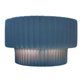 Ceramic Tier ADA Pleated Wall Sconce Midnight Sky By Justice Design