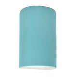 Ceramic small ADA Cylinder Wall Sconce Reflecting Pool By Justice