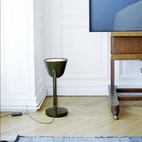 Céramique Down Table Lamp Down Moss Green By Flos - Lifestyle View