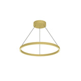 Cerchio Suspension By Kuzco, Size: 23”, Finish: Brushed Gold, , | Casa Di Luce Lighting