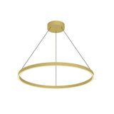 Cerchio Suspension By Kuzco, Size: 31”, Finish: Brushed Gold, , | Casa Di Luce Lighting