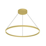 Cerchio Suspension By Kuzco, Size: 35”, Finish: Brushed Gold, , | Casa Di Luce Lighting
